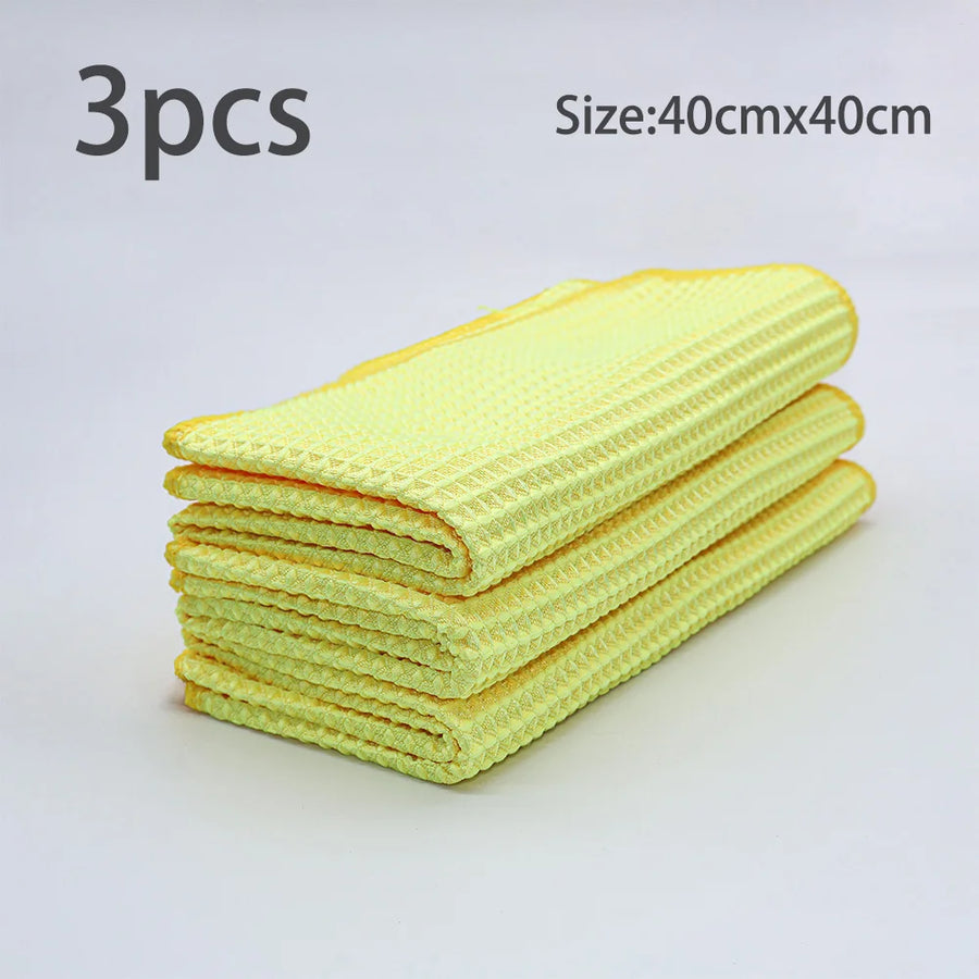 Microfiber Glass Cleaning Towels, 40 x 40 cm