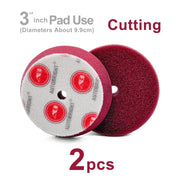 Foam Polishing Pads for 3-Inch Plates - Multi-Firmness