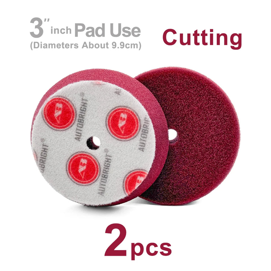 Foam Polishing Pads for 3-Inch Plates - Multi-Firmness