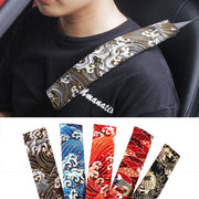 JDM-Style Plush Seat Belt Shoulder Pads – 2-Piece Set