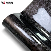 Glossy Forged Carbon-Fiber-Look Vinyl Wrap Film