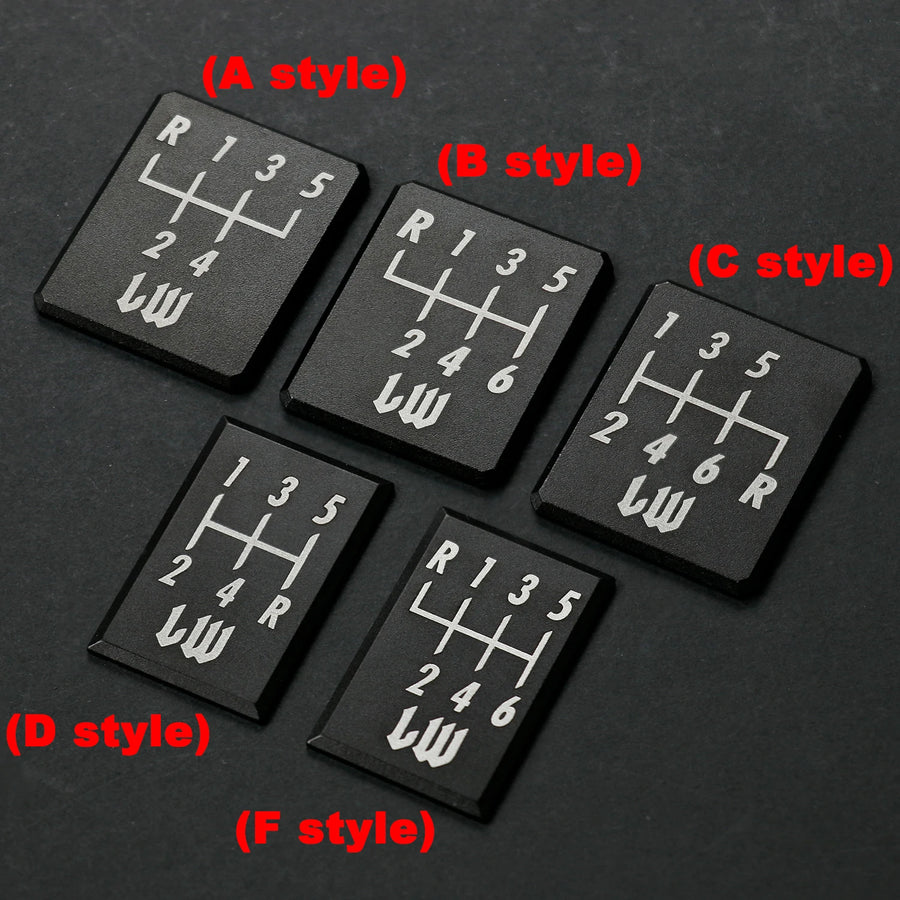 Manual Transmission Shift Pattern Decal
