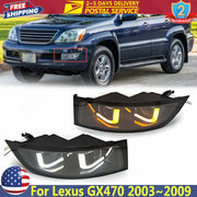 Lexus GX470 LED Fog Light & DRL Assembly Pair – 2003–2009