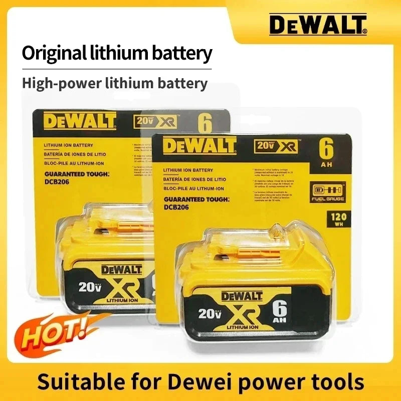 Genuine DEWALT 20V MAX Battery & Charger Options – 5Ah/6Ah