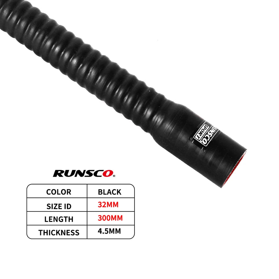 Universal 30cm Silicone Coolant & Intake Hose, 32-51mm