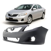 Black Front Bumper Cover for Toyota Corolla