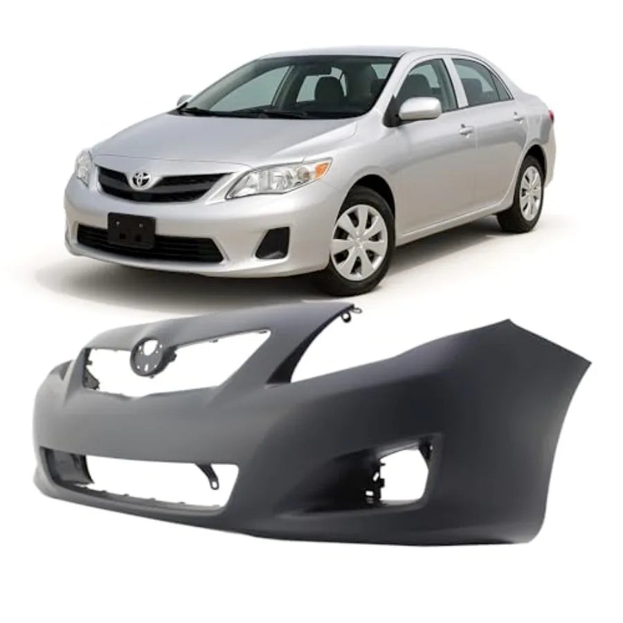 Black Front Bumper Cover for Toyota Corolla
