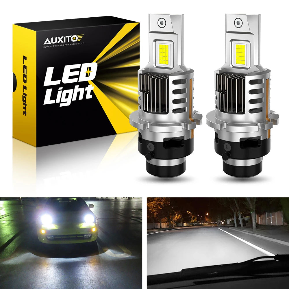 2-Piece D2S/D4S LED Headlight Conversion Bulb – CANBUS