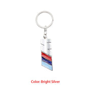 Metal and Leather Automotive Keychain – Multiple Designs