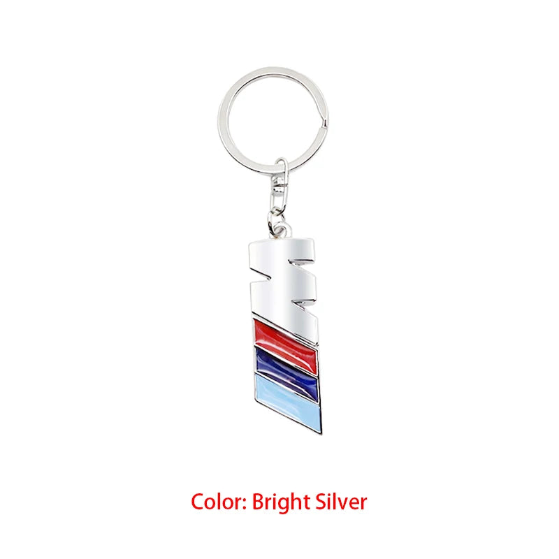 Metal and Leather Automotive Keychain – Multiple Designs