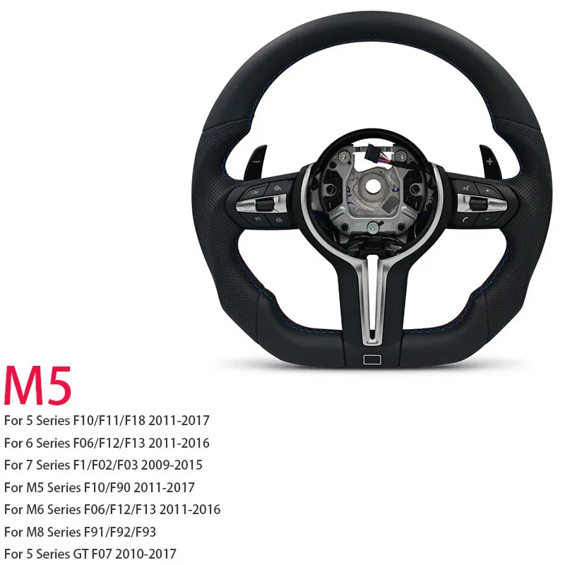 Flat-Bottom M Sport Steering Wheel for BMW M3, M4, M5
