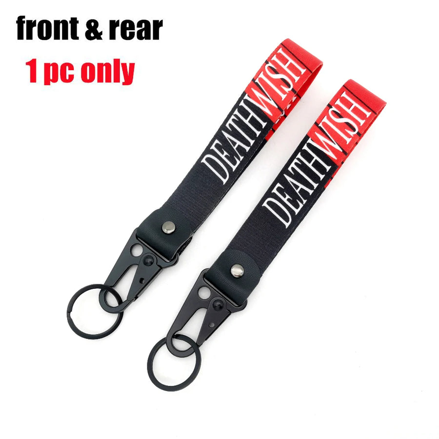 Hokkaido-Style JDM Nylon Keychain Lanyard