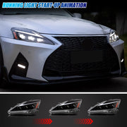 Lexus IS250/IS350/IS F Triple-Projector LED Headlight Pair – 2006–2013