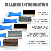 Nylon Car Detailing Brushes - Assorted Shapes & Firmness
