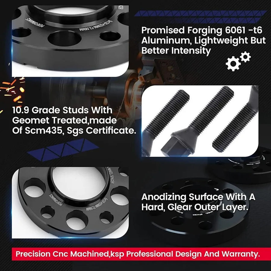 15/20 mm 5×120 Hubcentric Wheel Spacer Set for BMW F-Series