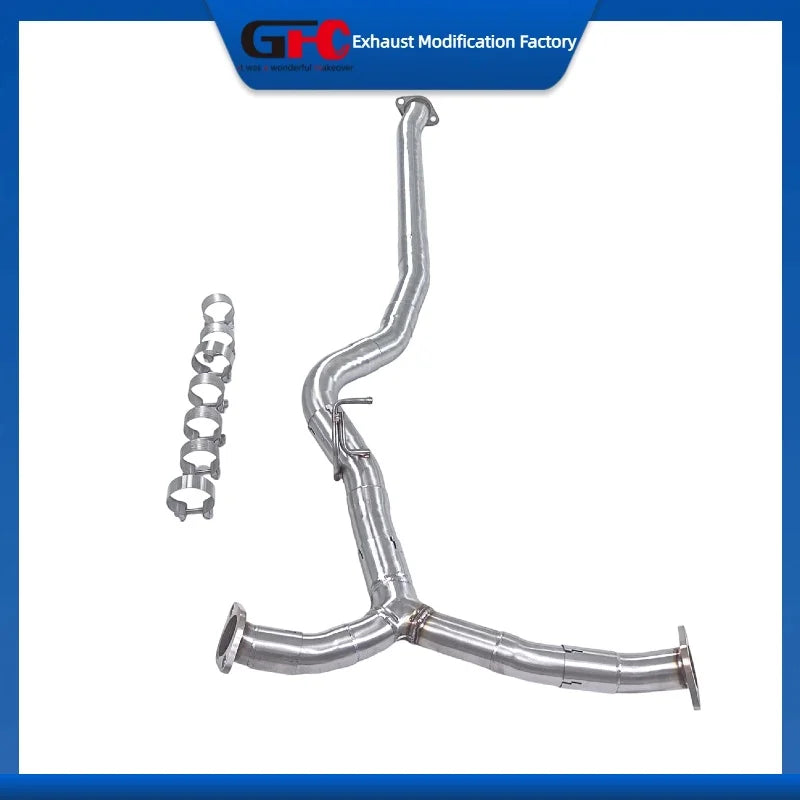 304 Stainless Steel Exhaust Mid-Pipe for Subaru WRX VB 2022-2025