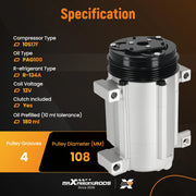 A/C Compressor & Clutch for Chevrolet/GMC C3500HD & Yukon 1999-2008