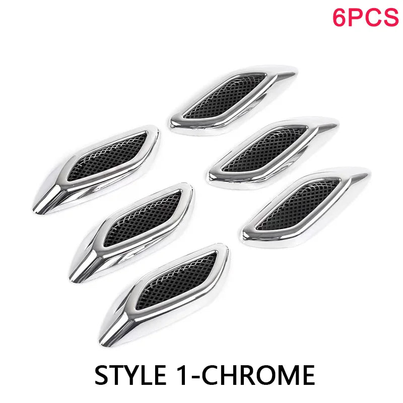 Chrome Hood Scoop & Vent Trim for Volkswagen/Honda/BMW/Audi