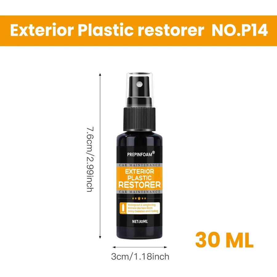 Back-to-Black Automotive Plastic Trim Restorer