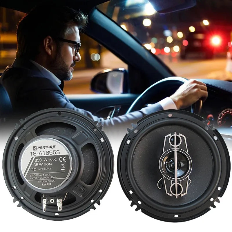 4-, 5- or 6-Inch 4-Way Coaxial Car Speakers