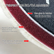 Wool Polishing Pads, 5- & 6-Inch Options, 2-Pack