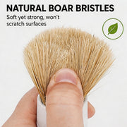 5-Piece Wooden Handle Boar Bristle Detailing Brush Set