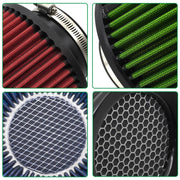 Universal High-Flow Cone Air Filter Kit, 3/3.5/4-Inch