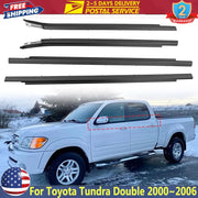 4-Piece Toyota Tundra Double Cab Outer Window Belt Moulding Set – 2000–2006