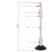 Pneumatic Suction-Cup Dent Puller with 3 lb Slide Hammer