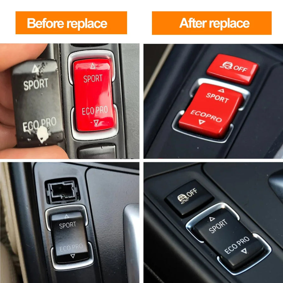 Car Console ESP Antislip Switch Sport Buttons Radar Sensor Key Cover for BMW 1 2 3 4 Series F20 F21 F30