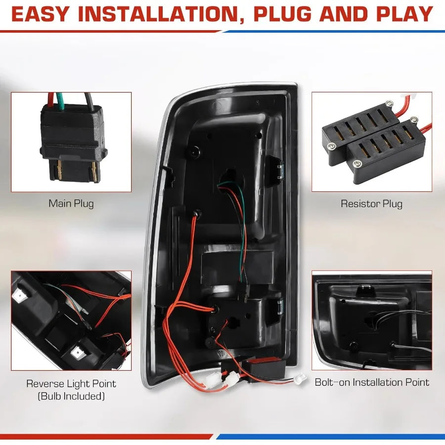 LED Tail Lights and Third Brake Light for Select 2009–2019 Ram Trucks