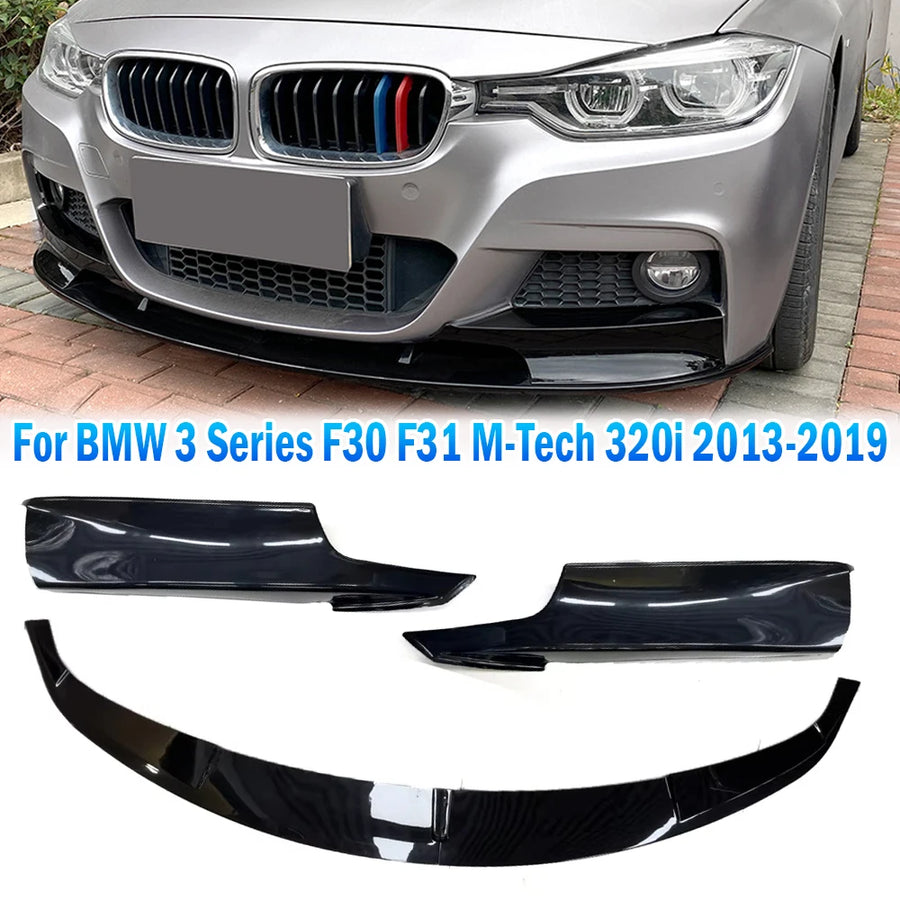 Front Bumper Splitter Lip for 2013–2019 BMW F30/F31 M-Tech