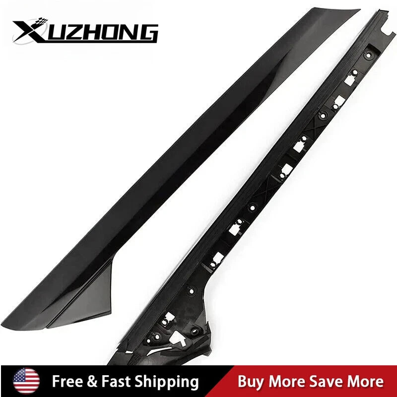 BB5Z-7803137-AB BB5Z-7803137-BA 2-Piece Left Side Windshield A-Pillar Molding Trim for 2011-2019 Ford