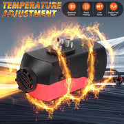 LCD Thermostat 5KW 12V Diesel Air Heater Quiet for Truck Boat Car Trailer