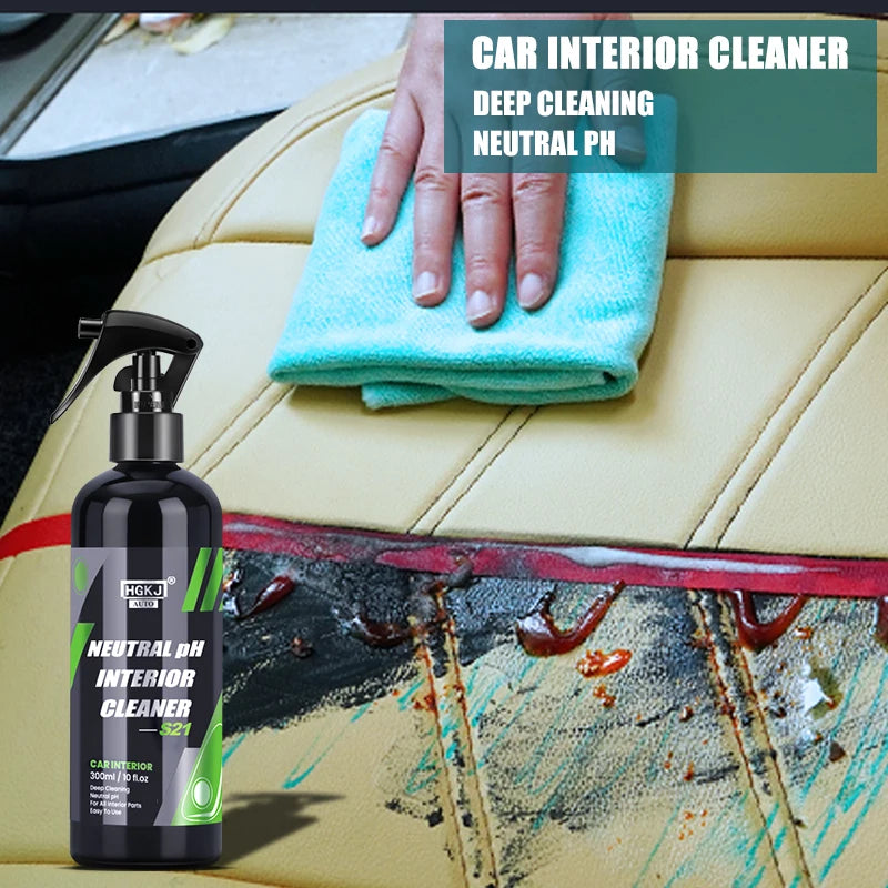 Multipurpose Automotive Interior Cleaner for Dashboards and Upholstery