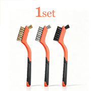 3-Piece Wire & Nylon Cleaning Brush Set