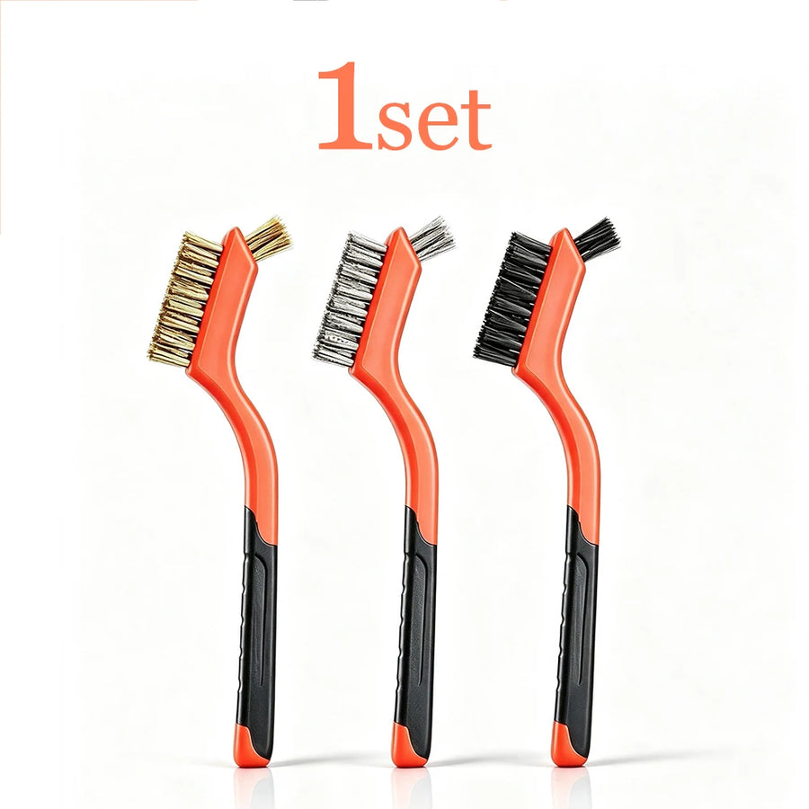 3-Piece Wire & Nylon Cleaning Brush Set