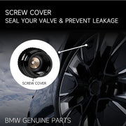 BMW M 50th-Style Aluminum Tire Valve Caps – 4-Piece Set