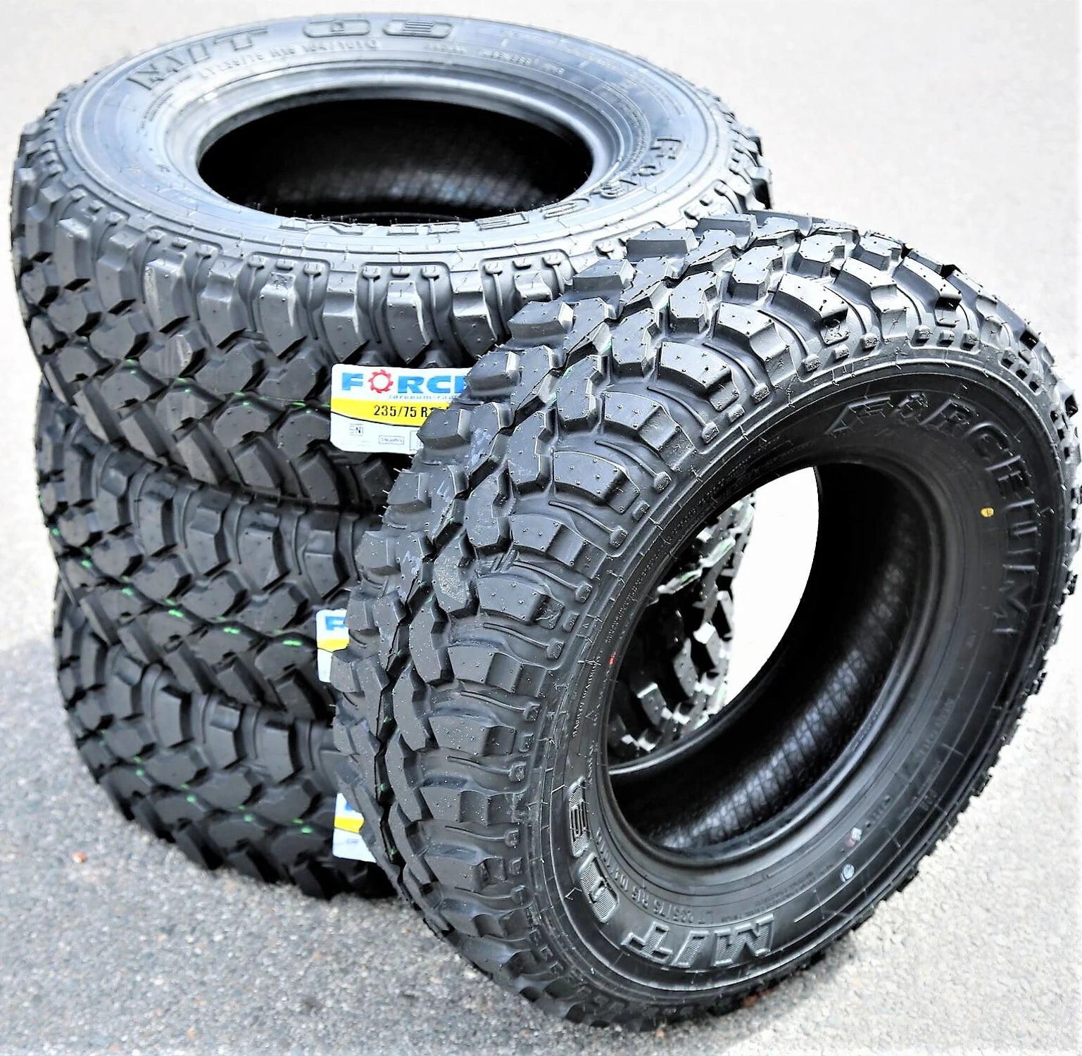 235/75/R15 Light Truck Mud Terrain Tire Load Range C Forceum M/T 08 (Set of 4)
