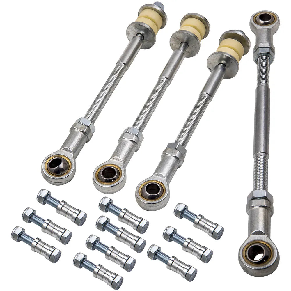 Front & Rear Sway Bar End Link Set for Nissan Patrol GU Y61 with 2-8-Inch Lift