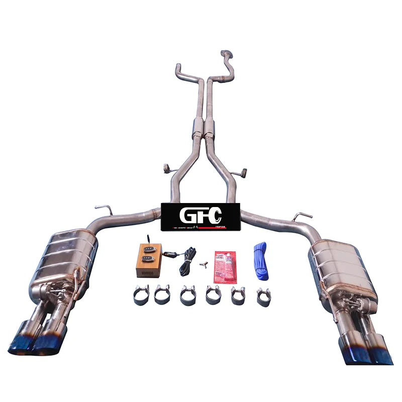304 Stainless Steel Catback Valvetronic Exhaust System for Cadillac Ct6 3.0T 2016-2021