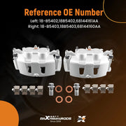 Front Brake Caliper Set for Dodge Grand Caravan 2012-2020