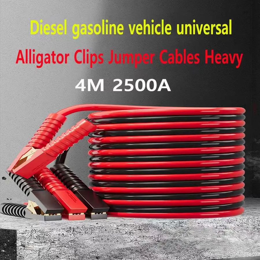 4m 2500A Heavy-Duty Battery Jumper Cables