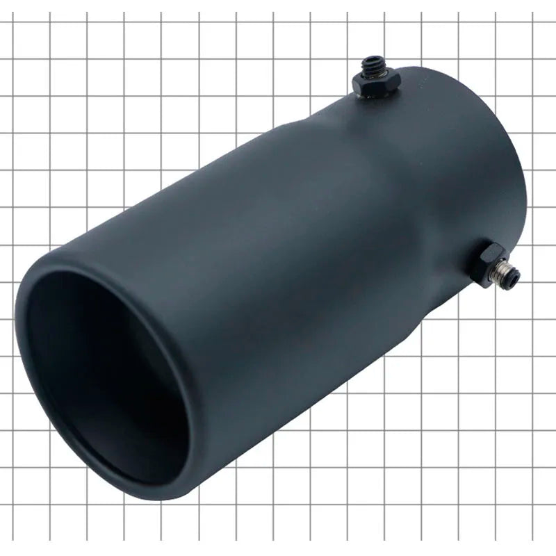 Universal Carbon-Fiber & Stainless Steel Exhaust Tip, 70/76mm
