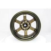 Time Attack 15x8.0 4x100 4x114.3 0 ET 73.1 CB Matte Bronze Single Wheel Rim for Performance Vehicles