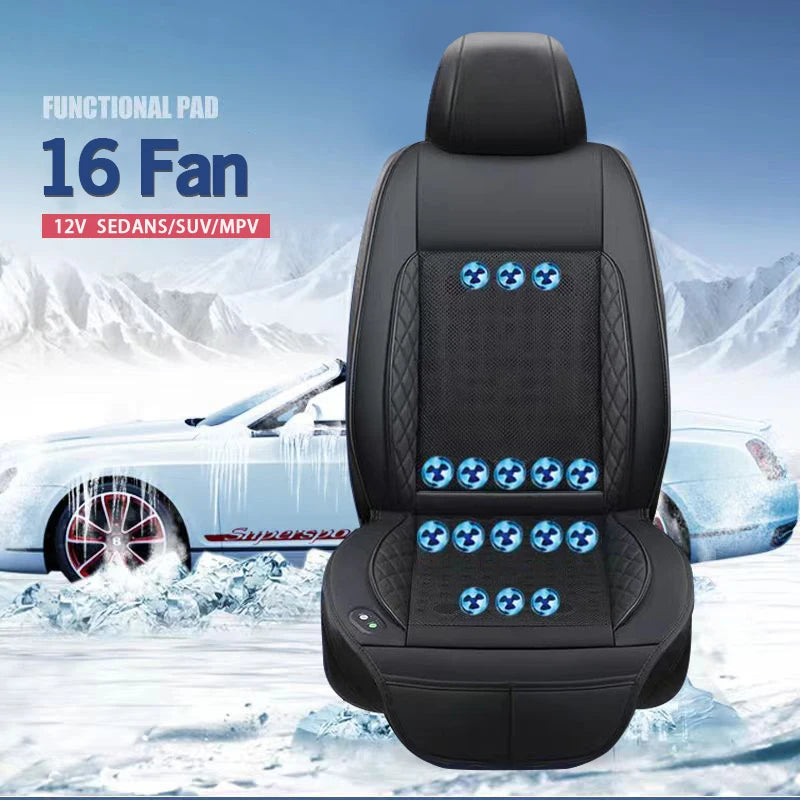 Universal 12V Ventilated Cooling Car Seat Cushion