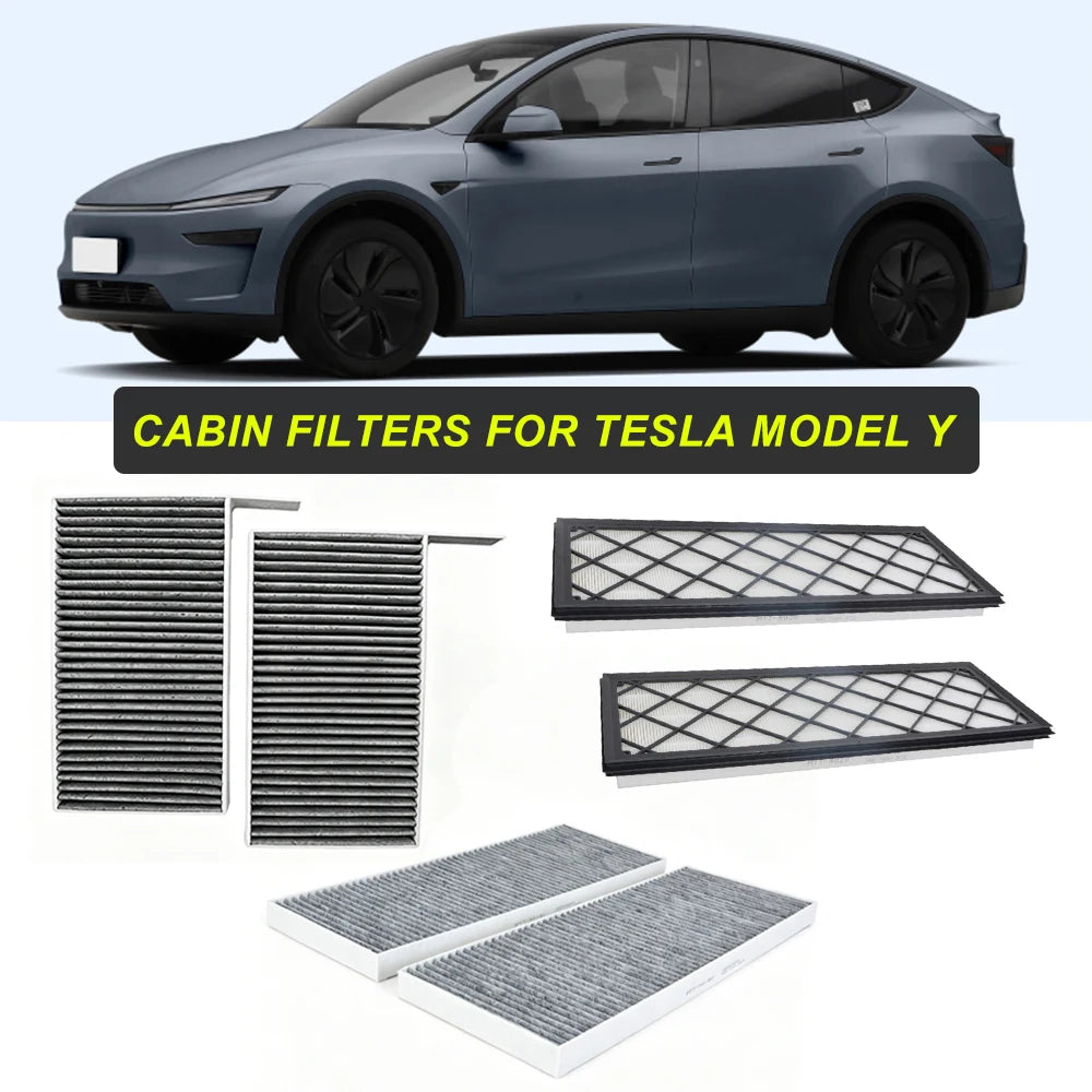 Cabin Air Filter Set for Tesla Model Y 2020-2025