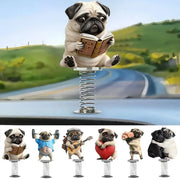 Cartoon Bobblehead Car Dashboard Ornament