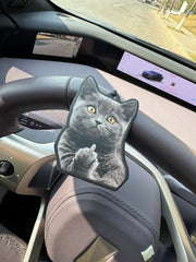 Funny Cat Car Ornament