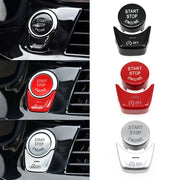 2-Piece Engine Ignition Start Stop Button OFF Switch Cover Trim for BMW 1 5 6 7 X3 X4 Series F52 G30 G31